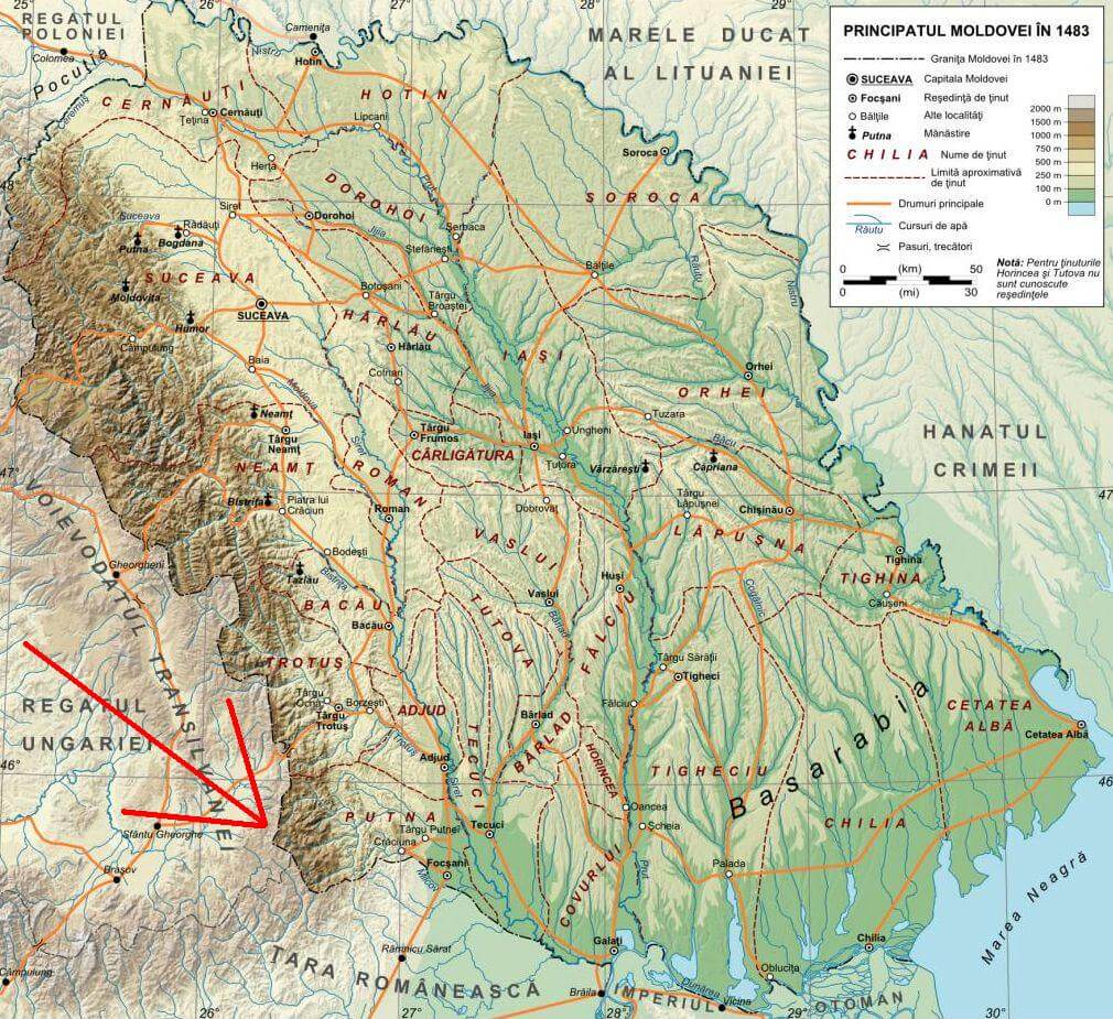 Regiunea istorica Moldova