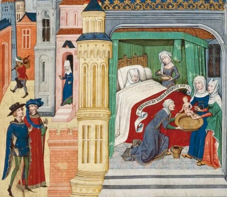 Cum dădeau viață femeile în Evul Mediu? De ce reginele nășteau cu spectatori?
