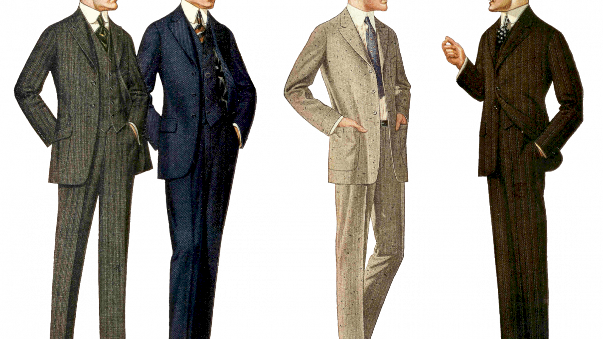 Cum a apărut costumul? De ce bărbații de la 1900 purtau haine în funcție de ora zilei?