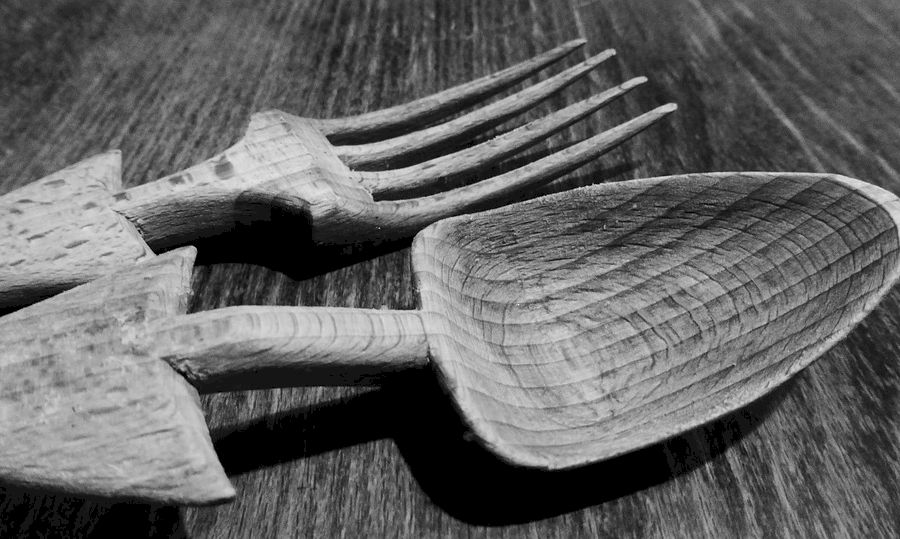 Wood Fork Cutlery Wooden Cutlery Spoon