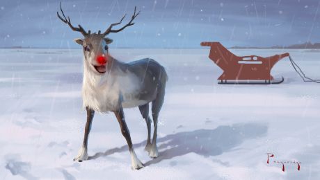 De ce Rudolph, renul lui Moș Crăciun, are nasul roșu?