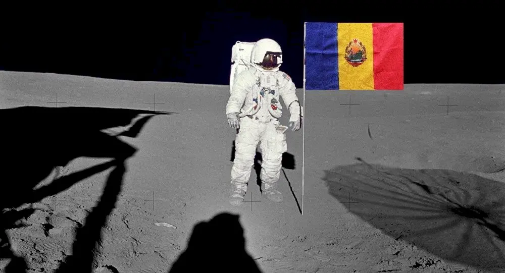 E adevărat că steagul României a ajuns pe Lună?