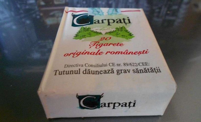 Cu cât se vinde astăzi un pachet de țigări Carpați?