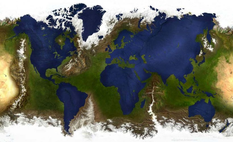 Cum ar arăta lumea dacă în loc de apă ar fi uscat și viceversa? Ce s-ar întâmpla dacă ar dispărea Oceanele?