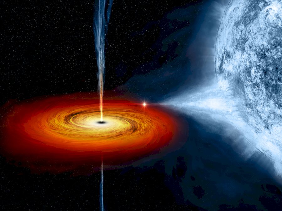 A stellar-mass black hole in orbit with a companion star located about 6,000 light years from Earth.