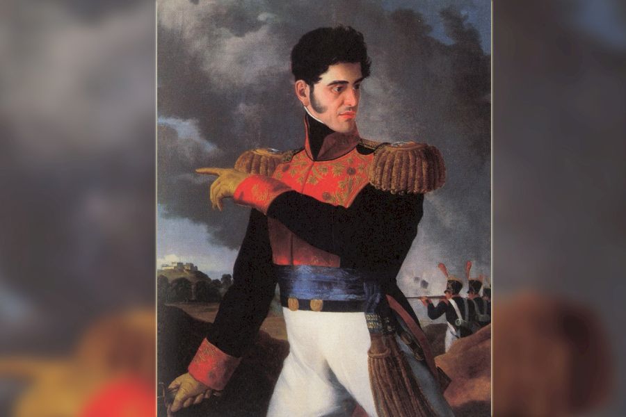 generalul mexican Santa Anna