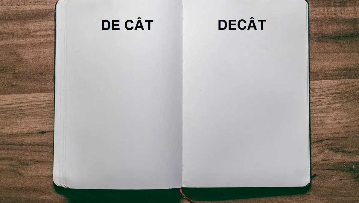 Decât sau de cât. Când folosim în scris „decât” și când „de cât”?