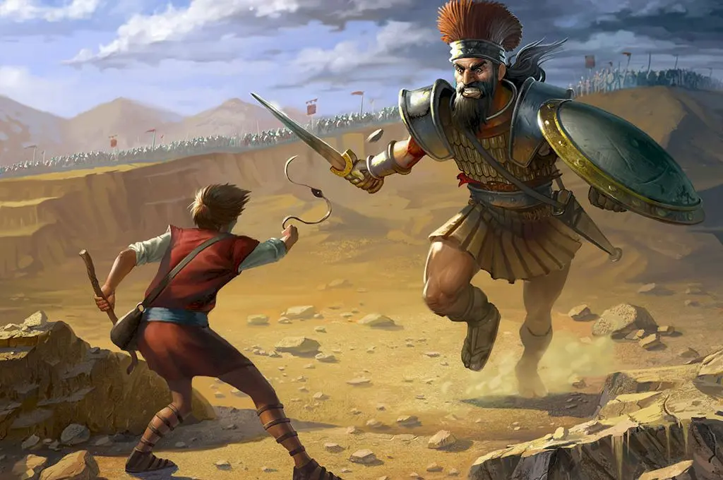 David și Goliat și lupta dintre ei. Cât este adevăr și cât este mit?