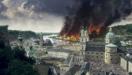 Este adevărat că orașul Salzburg a fost distrus în întregime în 1818?