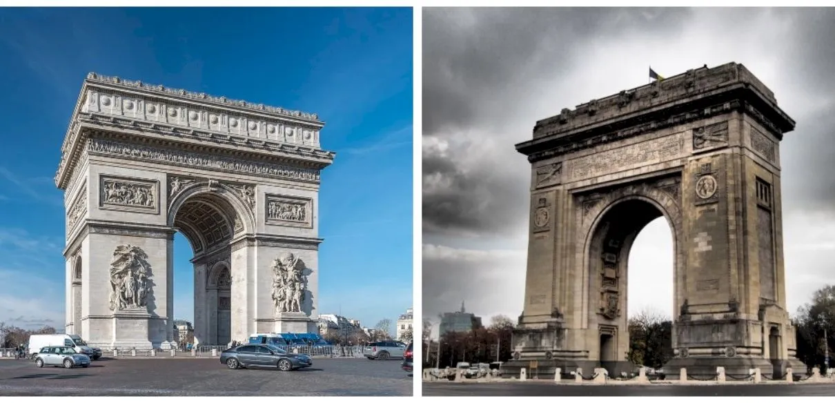 Când și cum a fost construit Arcul de Triumf din București?