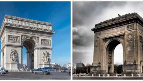 Când și cum a fost construit Arcul de Triumf din București?