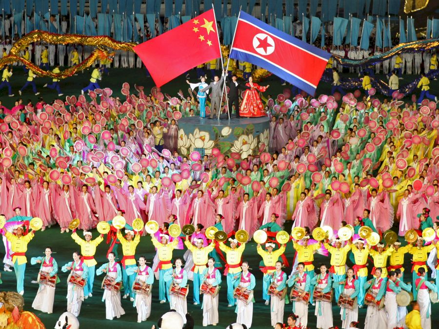 Coreea de Nord steag