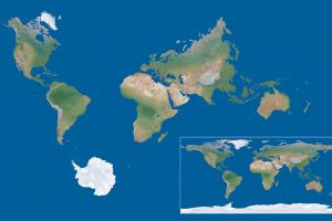 Cum arată ADEVĂRATA HARTĂ a lumii? Rusia și Groenlanda nu sunt chiar atât de mari