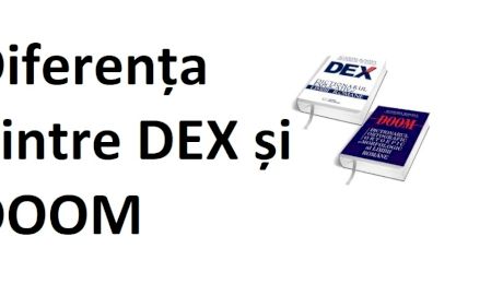 Care este diferența dintre DEX și DOOM? De ce în DEX apar cuvinte care NU există în DOOM?