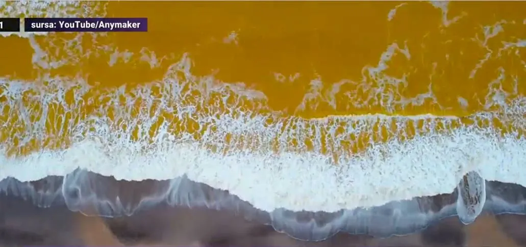 Fenomen extrem de rar. De ce Marea Neagră devine, uneori, galbenă?