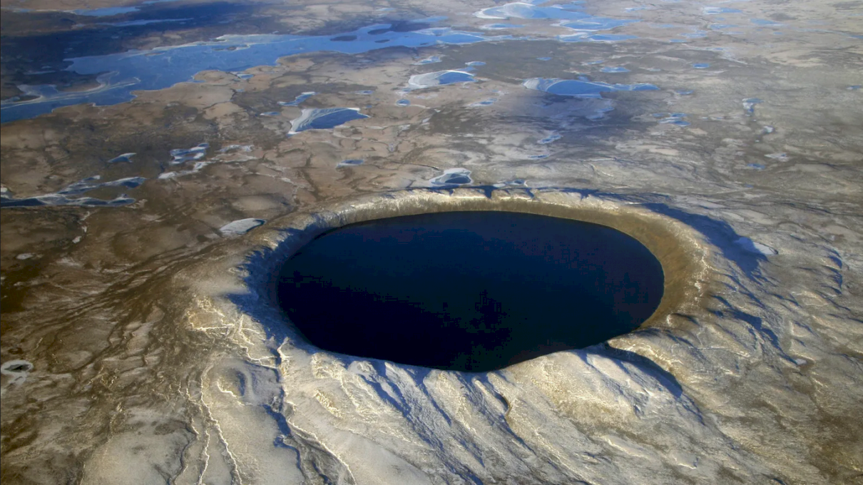 Povestea misterioasei gropi din apropierea Polului Nord