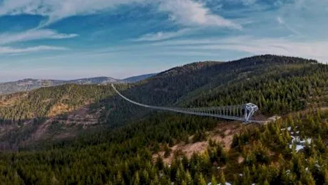 Unde se află cel mai lung pod pietonal suspendat din lume. S-a deschis recent