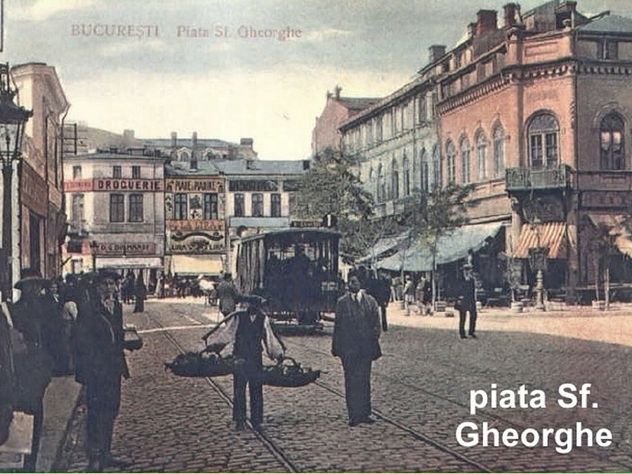 Piata Sf. Gheorghe Bucuresti 1900