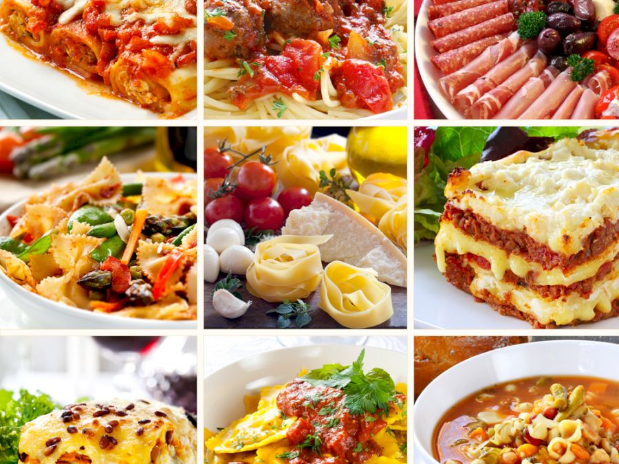 Italian Food Collage