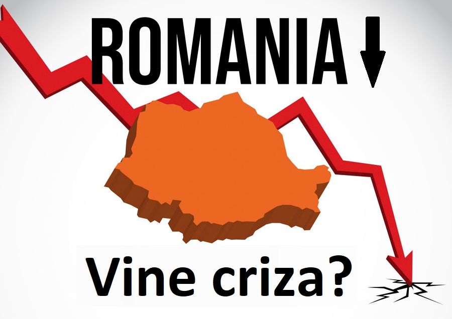 Romania Map Financial Crisis Economic Collapse Market Crash Glob