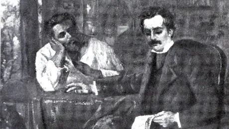 Povestea prieteniei legendare dintre Creangă și Eminescu, titanii literaturii române