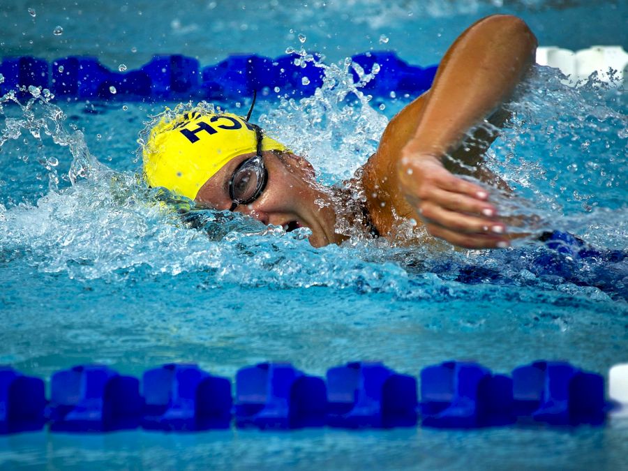 sport swimmer, racing pool