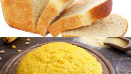 Pâine versus mămăligă. Care este mai sănătoasă?
