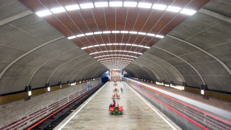 Stația de metrou Titan, cea mai frumoasă din București