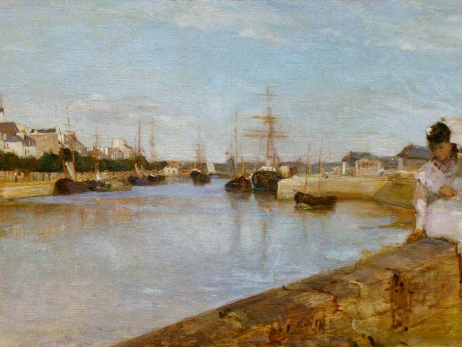 Berthe Morisot, Portul din Lorient, 1869