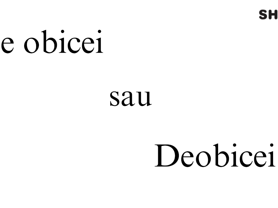 de obicei