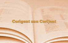 Cum e corect: corigent sau corijent?