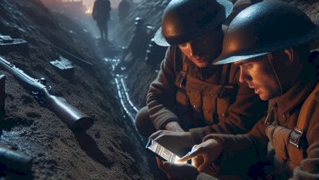 Cu iPhone-ul în tranșee! Cum ar fi arătat lumea dacă exista Iphone-ul în anul 1942, în timpul celui De-al Doilea Război Mondial?