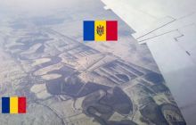 Granița dintre România și Moldova, una dintre cele mai spectaculoase din Europa. Cum se vede din avion?