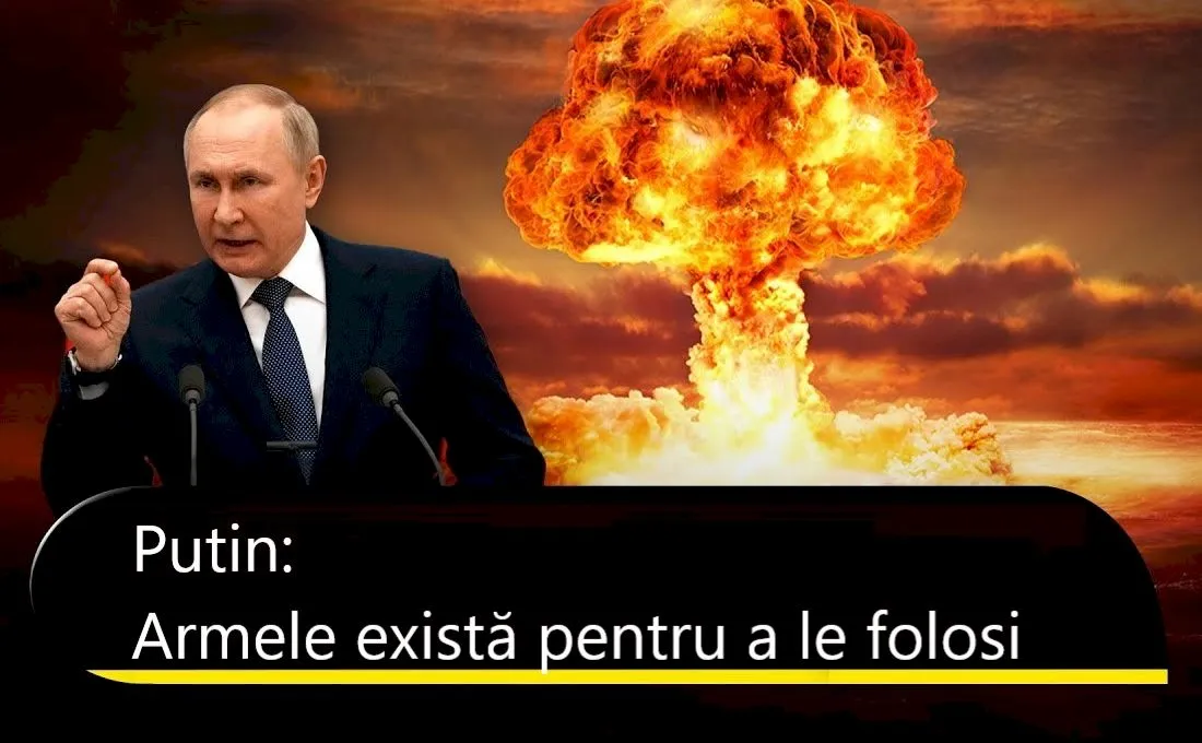 Putin: „Armele există pentru a le folosi”. Câte arme nucleare are Rusia? Cine are puterea de decizie?