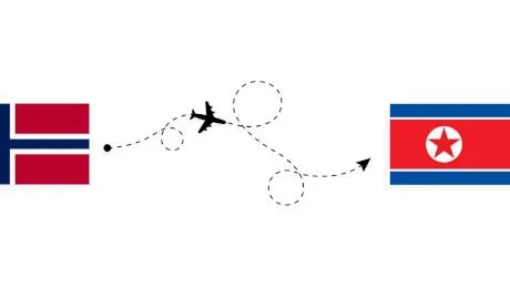 Poți să ajungi din Norvegia în Coreea de Nord traversând o singură țară. Care este aceasta?