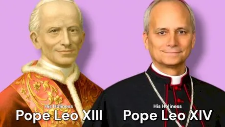 Papa Leon al XIV-lea seamănă leit cu Papa Leon al XIII-lea