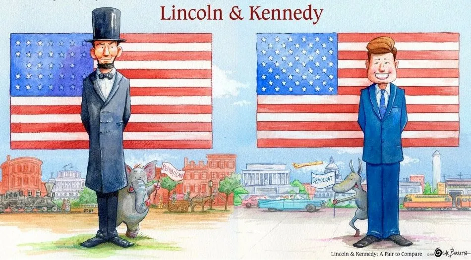 Cele mai stranii coincidențe dintre viețile președinților american Abraham Lincoln și J.F. Kennedy
