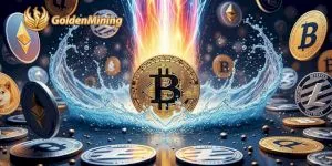 Criptomonedele cresc considerabil, investitorii începători câștigă 3.000 de dolari pe zi de la GoldenMining