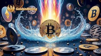 Criptomonedele cresc considerabil, investitorii începători câștigă 3.000 de dolari pe zi de la GoldenMining