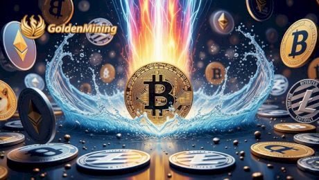 Criptomonedele cresc considerabil, investitorii începători câștigă 3.000 de dolari pe zi de la GoldenMining