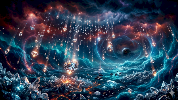 De ce pe Neptun plouă cu… diamante?