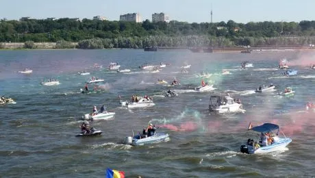 Parada Dunării 2026 – Două steaguri, un fluviu: Istorie scrisă pe apă, pe cer și pe ambele maluri ale  Dunării
