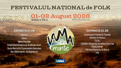 Festivalul Național de Folk „Vama de la Munte” aduce, pe 1 și 2 august: muzică live, activități pentru copii, experiențe în natură și seri cu foc de tabără