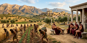 Spartanii erau atât de bogați încât nimeni nu trebuia să muncească