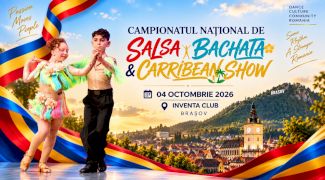 Carpathian Dance Cup și Campionatul Național de Salsa Bachata și Caribbean Show vor avea loc la Brașov, la Inventa Club