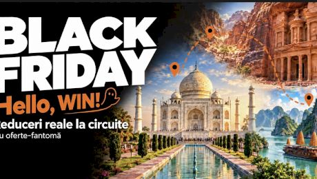 DAL Travel dă startul Black Friday pe 30 octombrie: „Hello, WIN!” — reduceri reale la circuite, nu oferte-fantomă